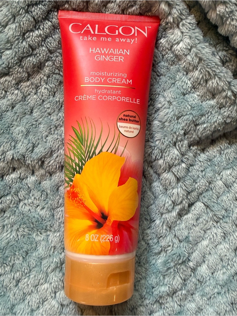 Calgon Hawaiian Ginger Moisturizing Body Cream - Red